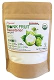 Organic Monk Fruit Natural Sweetener 1:1 Sugar Substitute (10 oz)