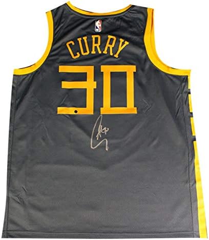 STEPHEN CURRY Autographed Golden State Warriors Indigo Nike Dri-FIT Men's Chinese Heritage"The Bay" City Edition Swingman Jersey (On Court Style with Rakuten logo) STEINER