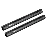 SMALLRIG 15mm Carbon Fiber Rods (6 Inch) for 15mm Rail Support System- 1872