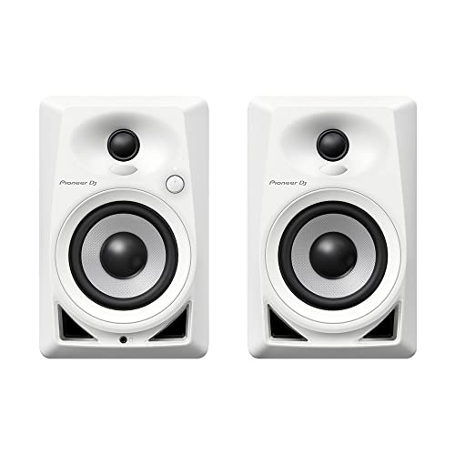 Pioneer Dj Dm-40-W White Studio Monitors