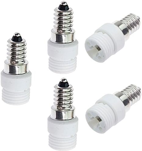 5 PCS Light Socket E14 to G9 Bulb Socket Base Lamp Holder Converter adapter for LED incandescent halogen energy saving lamps