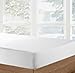 Velfont Premium 2 in 1-100% Organic Combed Cotton Waterproof and Breathable White Fitted Sheet & Mattress Protector - Full Size