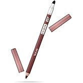 Pupa Milano True Lips Blendable Lip Liner - Dual-Ended Matte Lining Color and Brush - Light and Creamy, Hydrating, High Pigment, Smudge Proof Formula - Paraben Free - 017 Natural - 0.042 oz