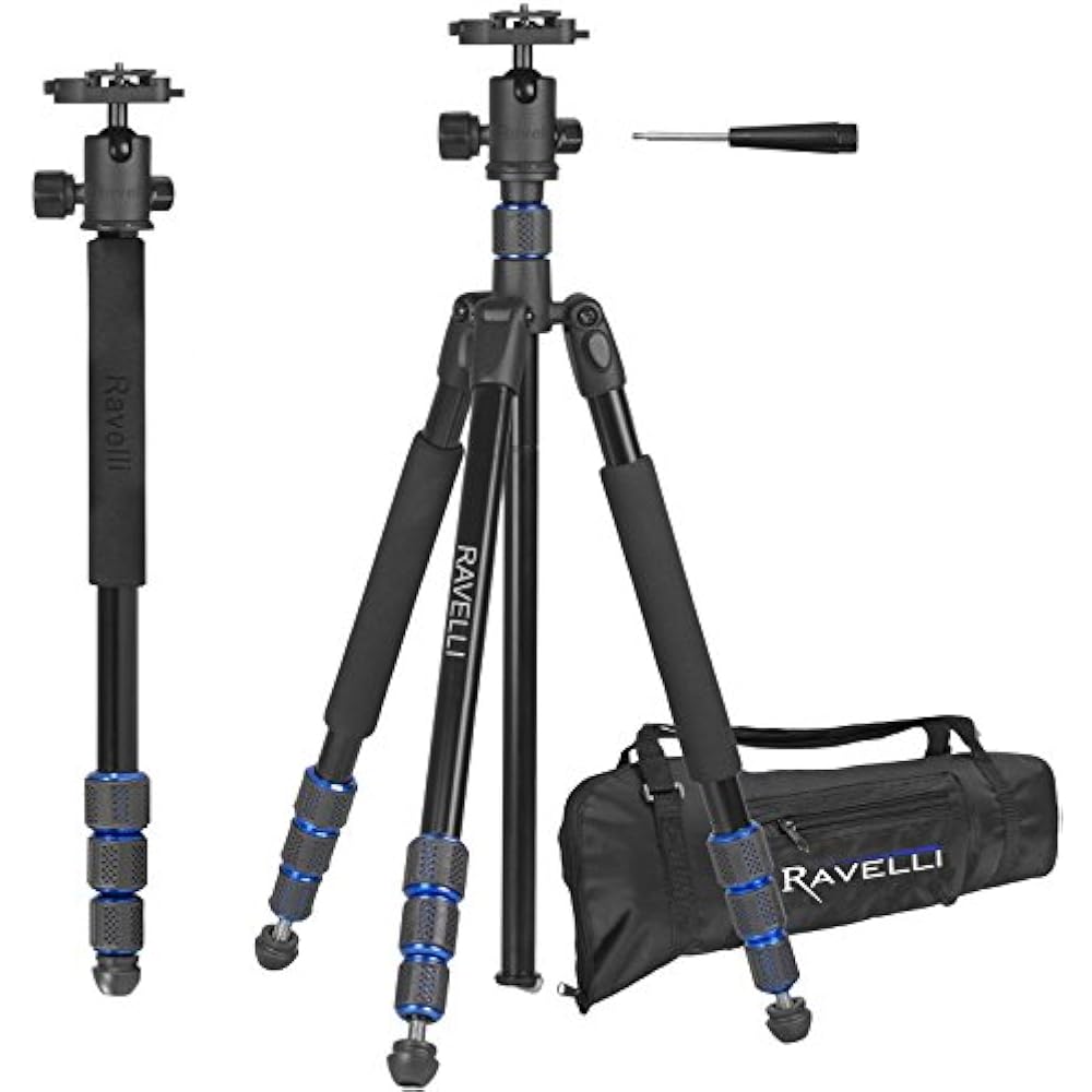 Ravelli Complete Tripods APGL5 Professional 65" Ball Head Camera Video