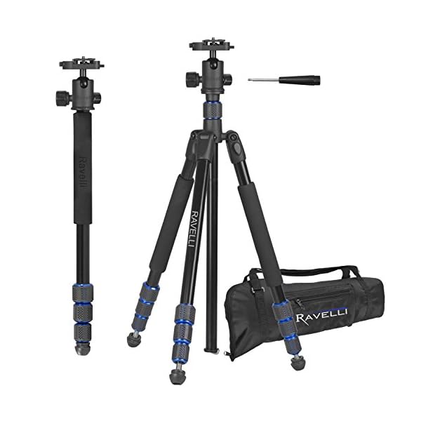 Ravelli APGL5 Digitale Film/Kameras Schwarz Stativ - Stative (Digitale Film/Kameras, 7,711 kg, 3 Bein(e), 167 cm…