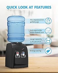 Top Loading Water Cooler Dispenser, Countertop