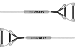 ZUP DoubleZUP Soft Float Tow Handle with 9" Double Handle Design and 60' Low-Stretch Tow Rope Mainline for Wakeboards, Kneeboards, Water Skiing, and Water Sports Activities