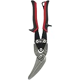 Malco Long Cut AVS Metal Cutting Snip Left Offset 2-1/4" Cut Length - Red Grip (AV63)