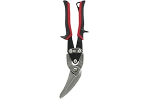 Malco Long Cut AVS Metal Cutting Snip Left Offset 2-1/4" Cut Length - Red Grip (AV63)