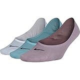 Nike 3 Pack Women's Lightweight Performance No-Show Socks (Multi-Colour 2, M)