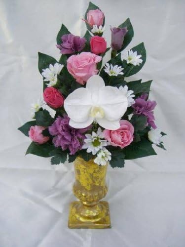 Amazon お仏壇神棚のお供えアレンジ 胡蝶蘭仏花 淡紅藤 プリザーブドフラワー プリザーブドフラワー オンライン通販