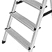Best Choice Products 330lbs Aluminum Foldable 5 Step Non-slip Ladder Lightweight Kitchen Garage