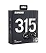 Shure SE315-K Sound Isolating Earphones with Single High Definition MicroDriver and Tuned BassPort