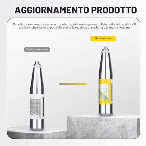 CGOLDENWALL Sclerometer for Concrete with Italian Manual Resiliometer Sclerometer in the Scope of 10-60 Mpa ZC3-A