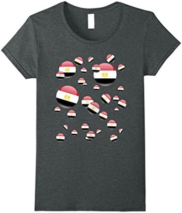 Womens Egypt flag funny gifts t shirt XL Dark Heather