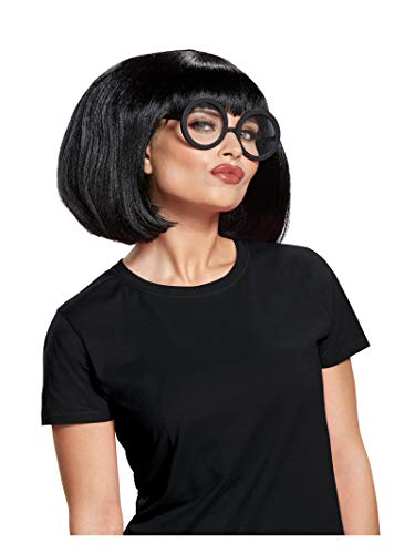 Disguise Women's Edna Costume Kit, Black, One Size Adult