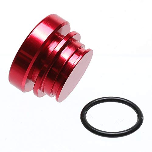 DEF Billet Aluminum Cigarette Lighter Plug Cover Universal Design Fits All Vehicles with Standard 12 Volt Power Source (Red) - Thumbnail 5