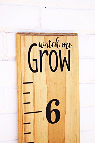 Little Acorns DIY Vinyl Growth Chart Ruler Decal Kit, Watch Me Grow