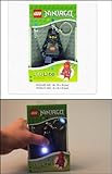 Lego Ninjago Black Ninja LED Light Keychain