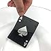ArnoStore Waterproof PVC Playing Cards Set Pure Color Black Poker Card Classic Magic Tricks Tool Yacht game party toy,54pcs/Deck