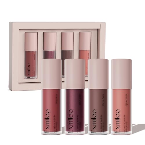 exmiloo Mini Lip Tint Stain Set 4 Shades