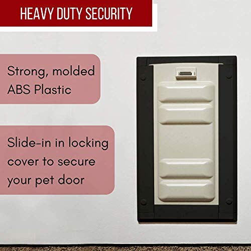 Endura Flap Pet Door for Doors Single Flap Extra Insulated & Cold