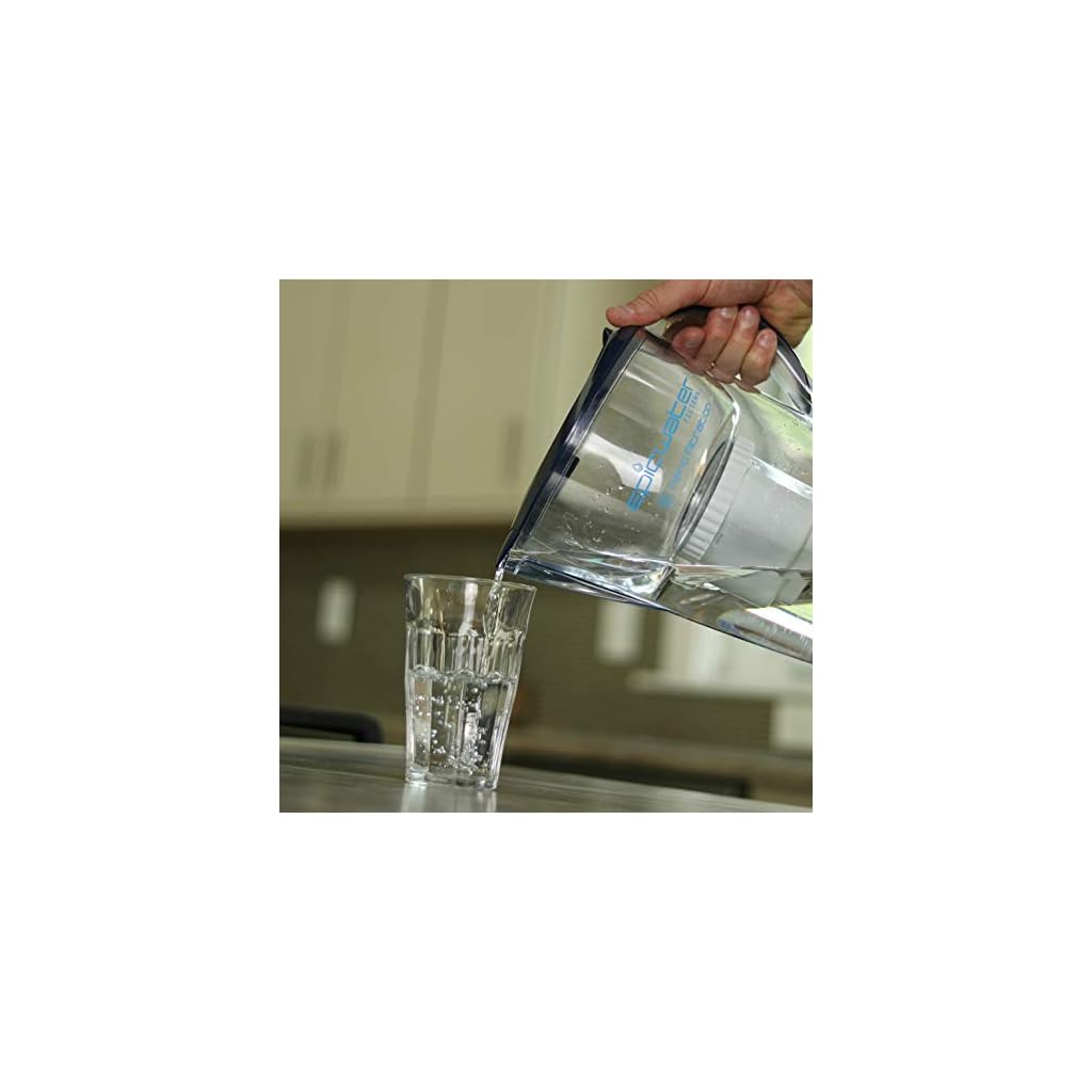 Epic Nano Water Filter Pitchers for Drinking Water 10 Cup 150