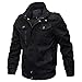 WEEN CHARM Men's Military Jacket Casual Cotton Outdoor Windbreaker Jacket