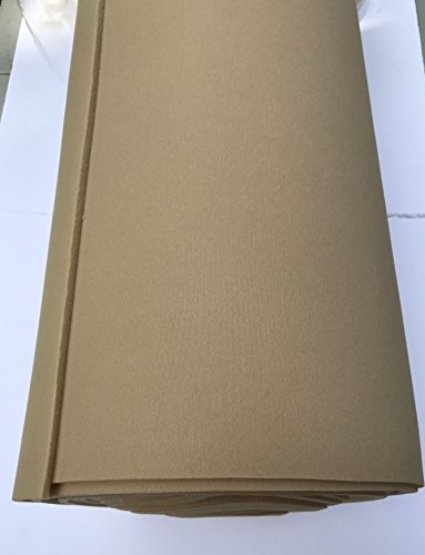 headliner doctor DIY repair fabric compatible with GMC Sierra 2500-Light Tan-72"x60"