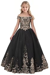 Tulle Flower Girl Dress for Wedding Sparkly