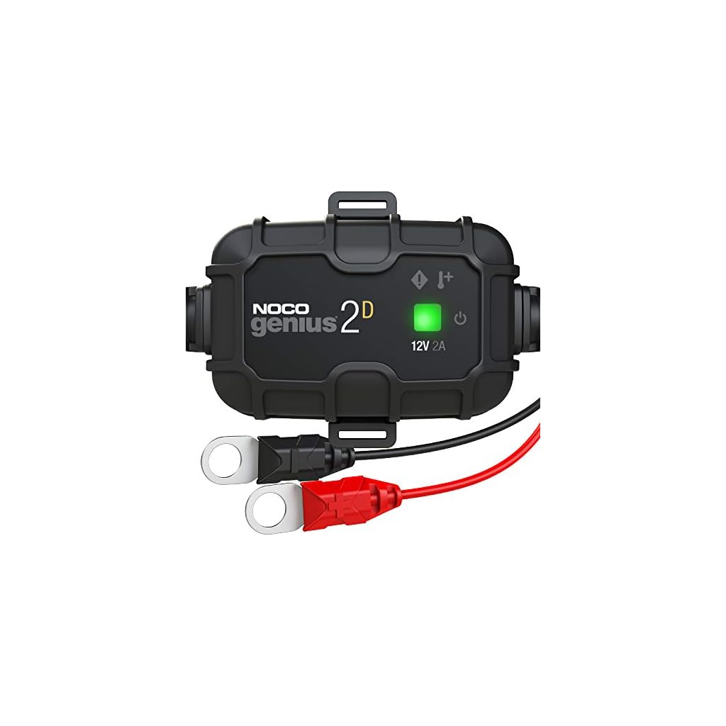 NOCO GENIUS2D, 2A DirectMount Onboard Car Battery Charger, 12V