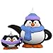 Hallmark 1995QX9405 Tea Time! #2 (Set of 2) Penguin Keepsake Christmas Ornaments