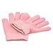 uxcell 1 Pair Elbow Gel Cover Sleeves Gloves Cracked Dry Skin Hand Care Soft Spa Moisturizing Exfoliating Stretchy Pink Gift Packs