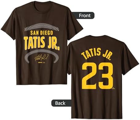Amazon.com: Fernando Tatis Jr. San Diego Name & Number (Front