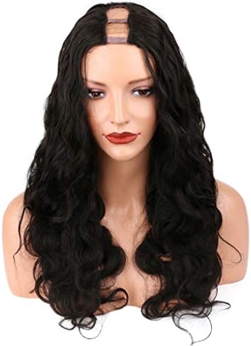XRS Hair Wig 1x4 Middle Part U Part Human Hair Wigs For Black Women Body Wave Natural Hairline Peruvian Virgin Human Hair Wigs 18Inch