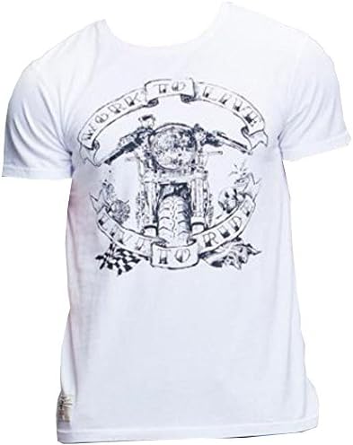 Red Torpedo Live To Ride T Shirt White