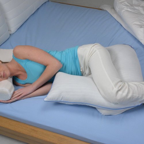 Contour Products L Shaped Bed Pillow Import It All