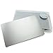 Ebamaz Metal Business Cards Blank Tablet Thick 86X54mm Pack of 10PCS (Stainless Steel 0.5mm Thickness, Original Finishing Silver,Blank)