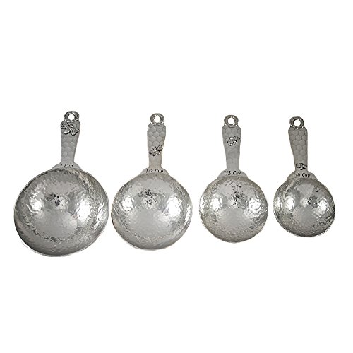 Crosby & Taylor Honey Bee Pewter Measuring Cups and Spoons Super Post Set