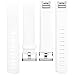 Wepro Fitbit Charge 2 bands, Replacement for Fitbit Charge 2 HR Bands, Buckle, White, Small