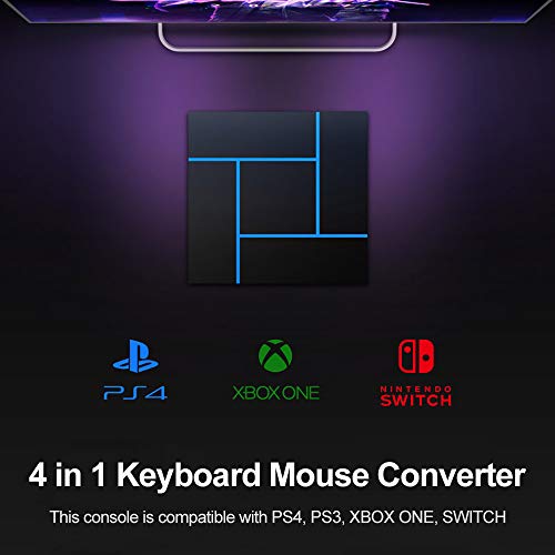 PXN K5 Gaming Keyboard and Mouse Adapter USB Game Controller Converter