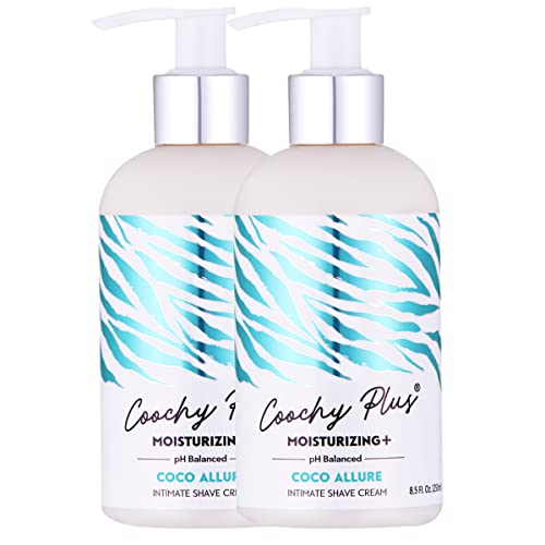 Coochy Plus Intimate Shaving Cream COCO ALLURE For Pubic, Bikini Line