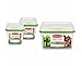 Rubbermaid FreshWorks Produce Saver 3-piece Set 2 x Medium, 1 x Large
