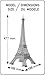 Heller Eiffel Tower in Paris Architectural Model Building Kit