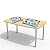 Festar 4-Pack Inflatable Ice Serving Bar Coolers for Parties, Salad BBQ Picnic Ice Food Drinks Buffet Server Tray for Indoor Outdoor Party