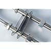 Amarine-made-Stainless-Steel-Marine-Boat-Stern-Bow-Eye-Tie-Down-U-Bolt-38-Dia-3-12-Thread-Lenght-5-Overall-Length-07851S