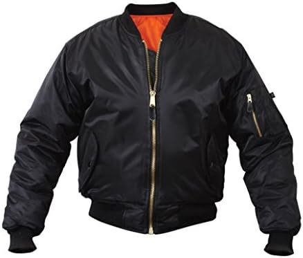 SANDRA Flight Jacket Military Navy Usaf Air Force Bomber Jacket Reversable