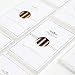 UNIQOOO Mailable Glue Gun Sealing Wax Sticks for Wax Seal Stamp - Snow White, Great for Wedding Invitations, Cards Envelopes, Snail Mails, Wine Packages, Gift Ideas, Pack of 8