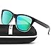 ELITERA Women Sunglasses Famous Lady Designer Gradient Colors Polarized Glasses UV400 E0717 (Black&Green, 53)