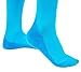 Authentic Graduated Compression Socks for Sports, Running, and Recovery (M-L, Blue)